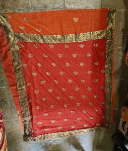 Beautiful Orange Ethnic Saree