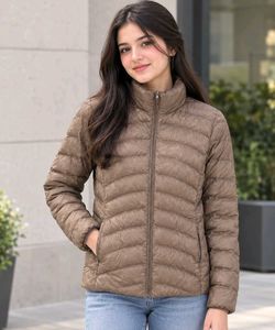 Uniqlo Brown Down Jacket