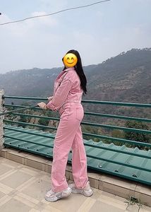 Cute Pink Denim Co-ord Set
