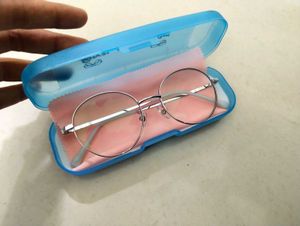 Round Frame Glasses with Case (unused)