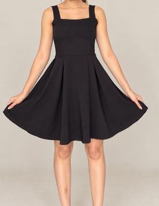 Classic Black A-Line Dress