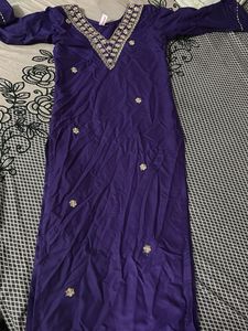Elegant Purple Kurta Set