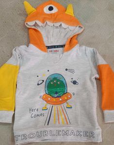 Kids Alien Hoodies Set