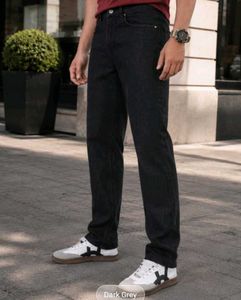 Men's Dark Grey Jeans