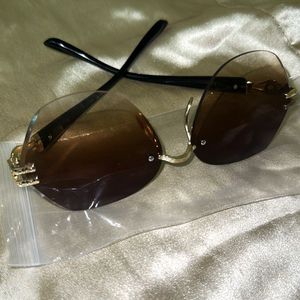Rimless Round Sunglasses | Each glairs price is