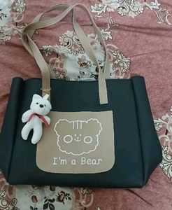 New Cute Bear Tote Bag