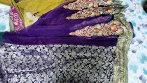 Lengha Saree With 2 Blouse