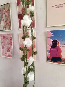 Crochet white flower prandi 🤍