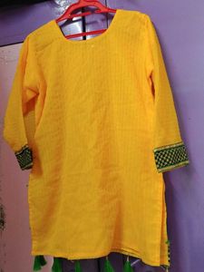 Yellow Gharara Suit XL