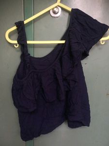 One Side Off Shoulder Top