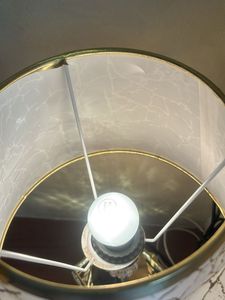 Elegant Table Lamp with Crystal Base