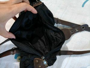 Stylish Y2k vintage Black &amp; Brown Shoulder Bag