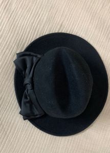 H&amp;M Black Fedora with Bow