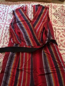 Red Striped Dress