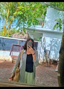 Classic Olive Green Button-Up Shirt