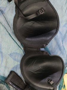 Black Strapless Bra