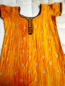 Yellow salwar suit
