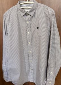 Men's Timberland Striped Button-Up Shirt