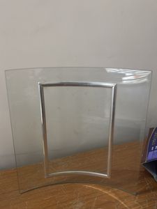Modern Glass and Metal Photo Frame
