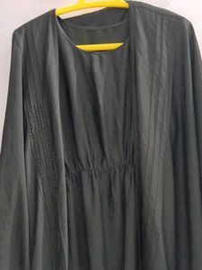 Elegant Black Abaya with coat