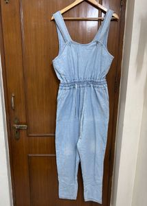 Light Wash Denim Jumpsuit