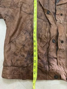 Vintage Brown Leather Jacket
