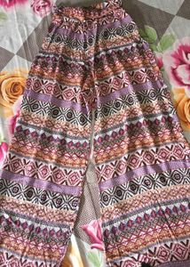 Bohemian Print Palazzo Pants