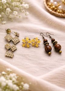 Set of 3 earrings