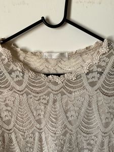 Lace Ruffle Sleeve Top
