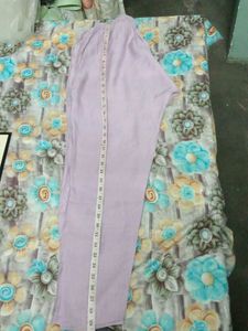 Elegant Lavender Kurta Set with Dupatta M size