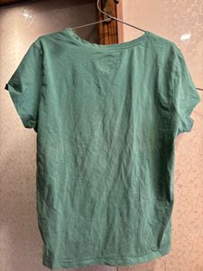 Fabulous Olive Green V-Neck Tee