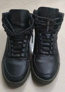 Black Leather Boots