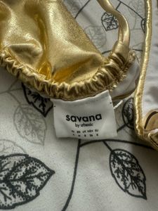 Gold Metallic Bikini bra