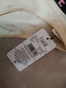 SHEIN Cream elastic panty