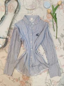 Classic Striped Button-Up Shirt