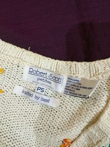 Vintage Tropical Fish Knit Vest