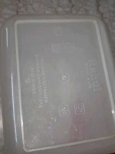 Durable Square Storage Container set of 2