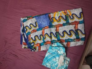 Colorful Abstract Print Dupatta