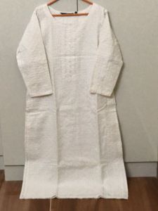 Elegant White Chikankari Kurta