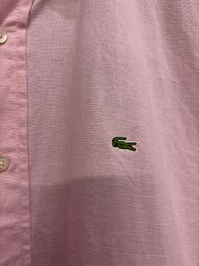Lacoste Pink Oxford Shirt