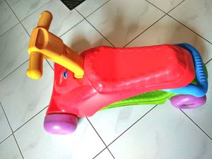 Kids Convertable 2in1 Multi-Color Scooter