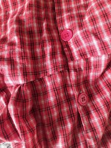 Red Plaid Top