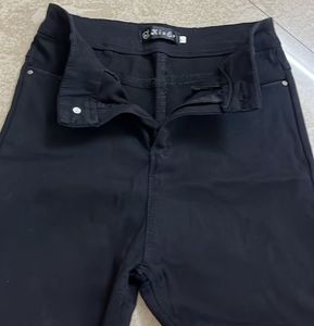 Black Flared Jeans
