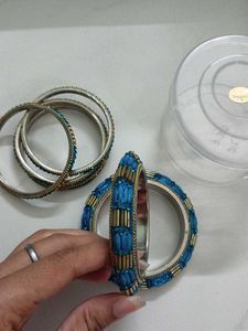 Beautiful Blue Bangles Set