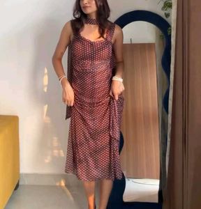Elegant Polka Dot  dress