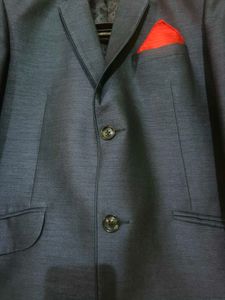 Formal Blazer with Pocket Square