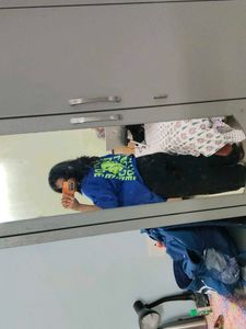 Oversized Blue Graphic Tee