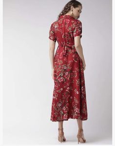 Bollyclues Women's Floral Maxi Dress