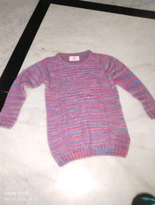Colorful Knitted Pullover Sweater