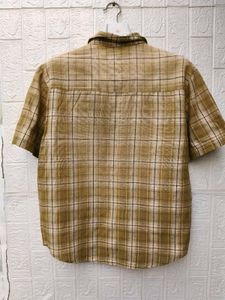 New with tag Korean Cute Plaid Button-Up Shirt